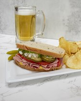 The Chicago Style Corned Beef sandwich