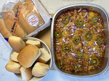 Chili Cheese Hot Dog Bake