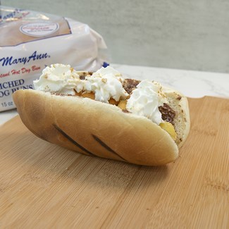 Nutella Grilled Banana Dessert Dog 