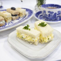 Truffle Egg Salad Tea Sandwiches