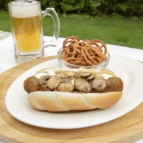 Steakhouse Style Beer Brats