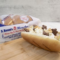 Grilled Banana Funfetti Dessert Dog Bar 