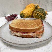 Cranberry Turkey Grilled Cheese