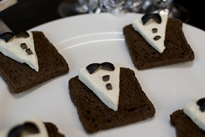 Tuxedo Appetizer on Cocktail Rye