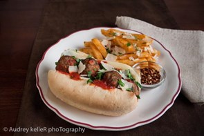 Spicy Arrabbiata Meatball Sub