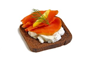 Lox on Rye Appetizer